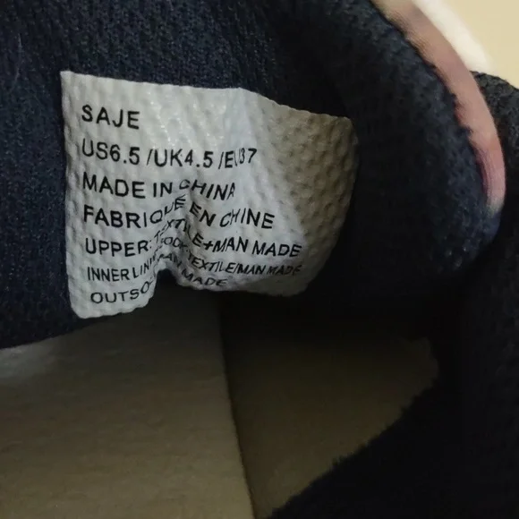 ShoeDazzle blue and pink floral shoe sneaker size 6.5 women flowers - Picture 10 of 11